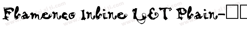 Flamenco Inline LET Plain字体转换